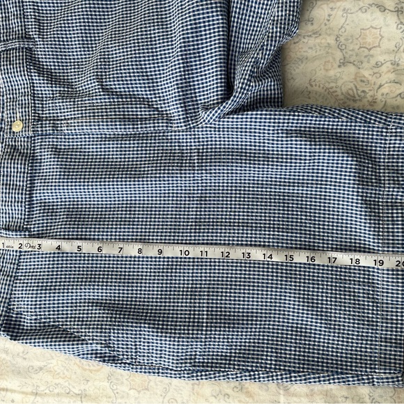 Jos. A. Bank Blue and White Flat Front Shorts - Picture 6 of 9